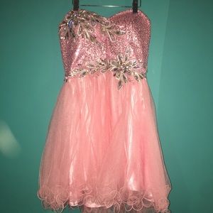 Pink Short Formal Dress